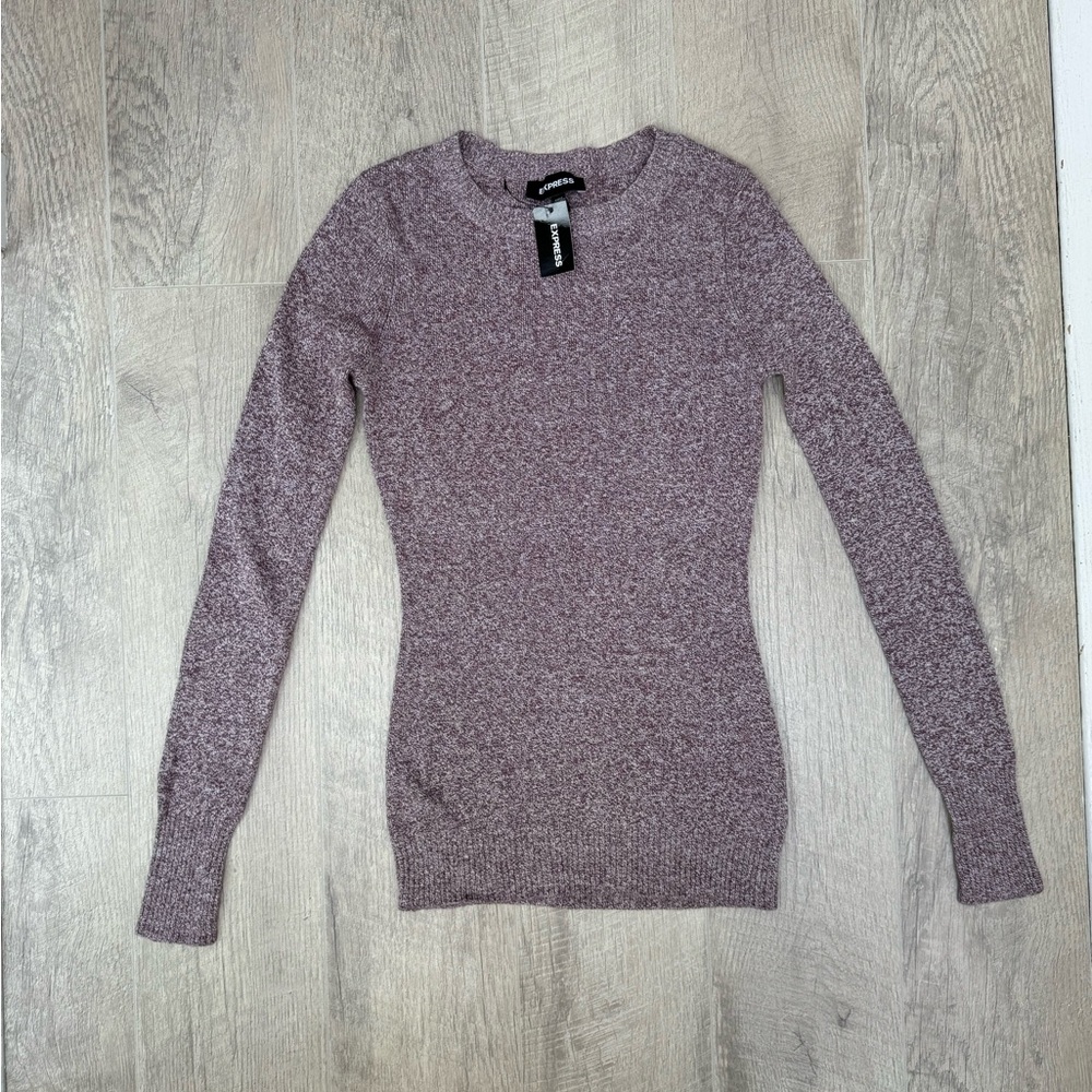 Purple Long Sleeve Sweater
